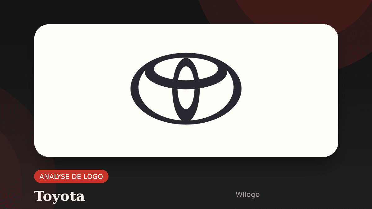 L'histoire du logo Toyota et ses 3 ellipses
